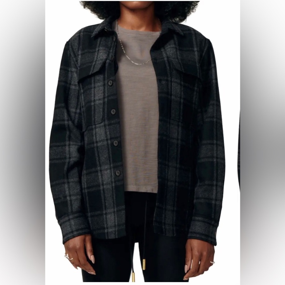 Rooted Plaid Flannel Shirt Size S